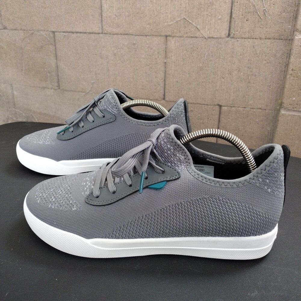 Vessi Weekend Sneaker Womens Size 9 Waterproof Shoes Concrete Gray White Men 8